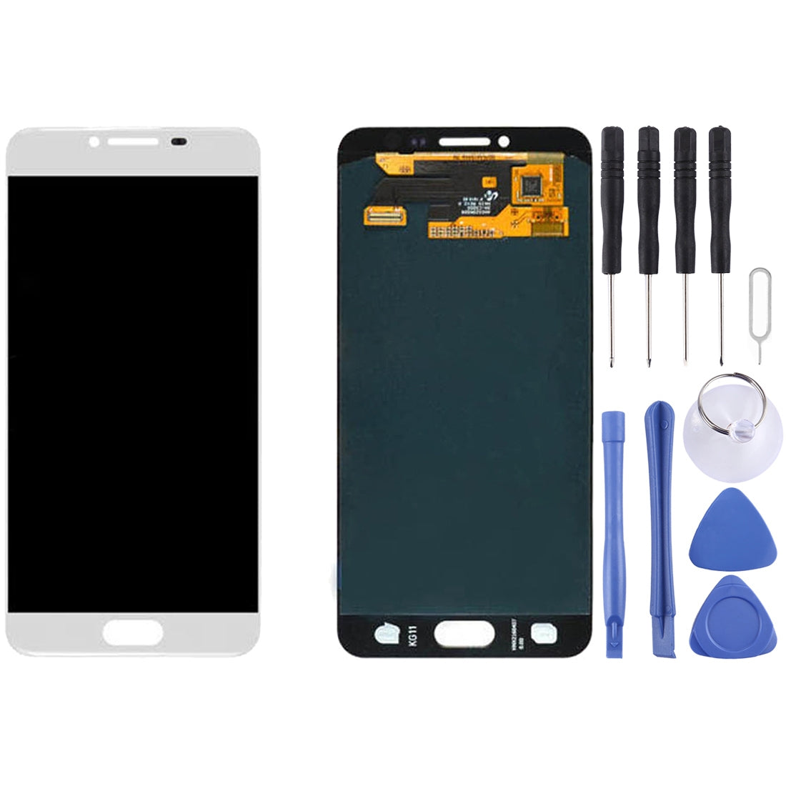 Pantalla LCD + Tactil Digitalizador Samsung Galaxy C5 C5000 Blanco