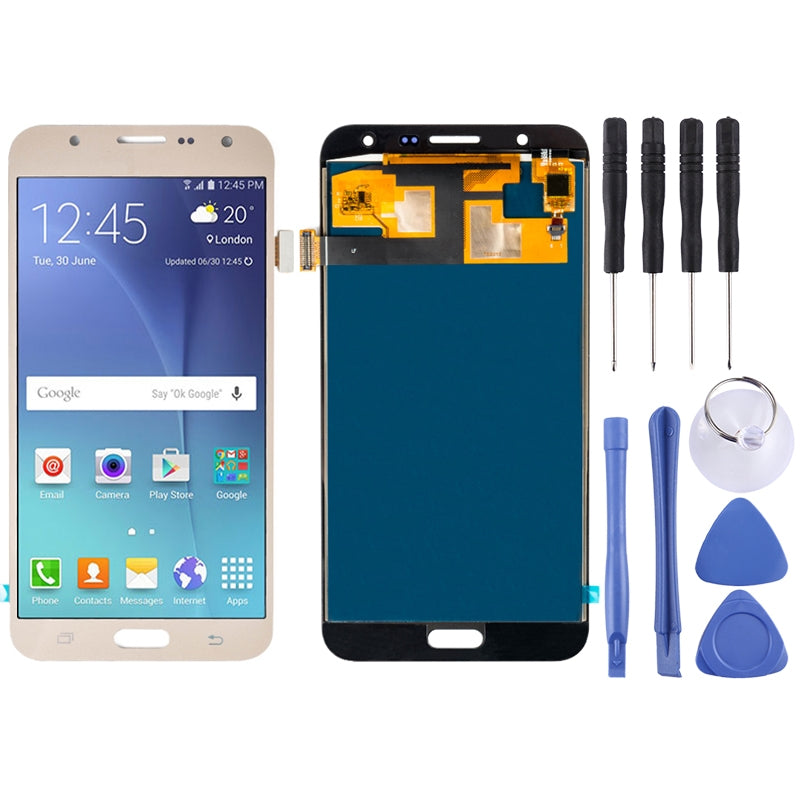 Ecran LCD + Numériseur Tactile (TFT) Samsung Galaxy J7 J700 Or