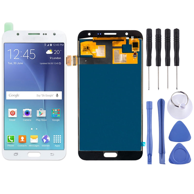 Ecran LCD + Numériseur Tactile (TFT) Samsung Galaxy J7 J700 Blanc