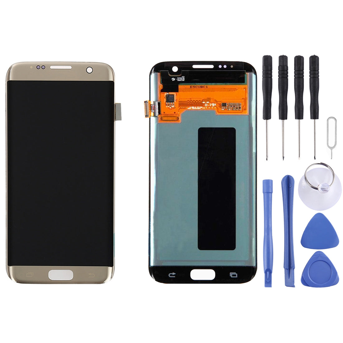 Pantalla LCD + Tactil Samsung Galaxy S7 Edge G9350 G935F G935A G935V Dorado