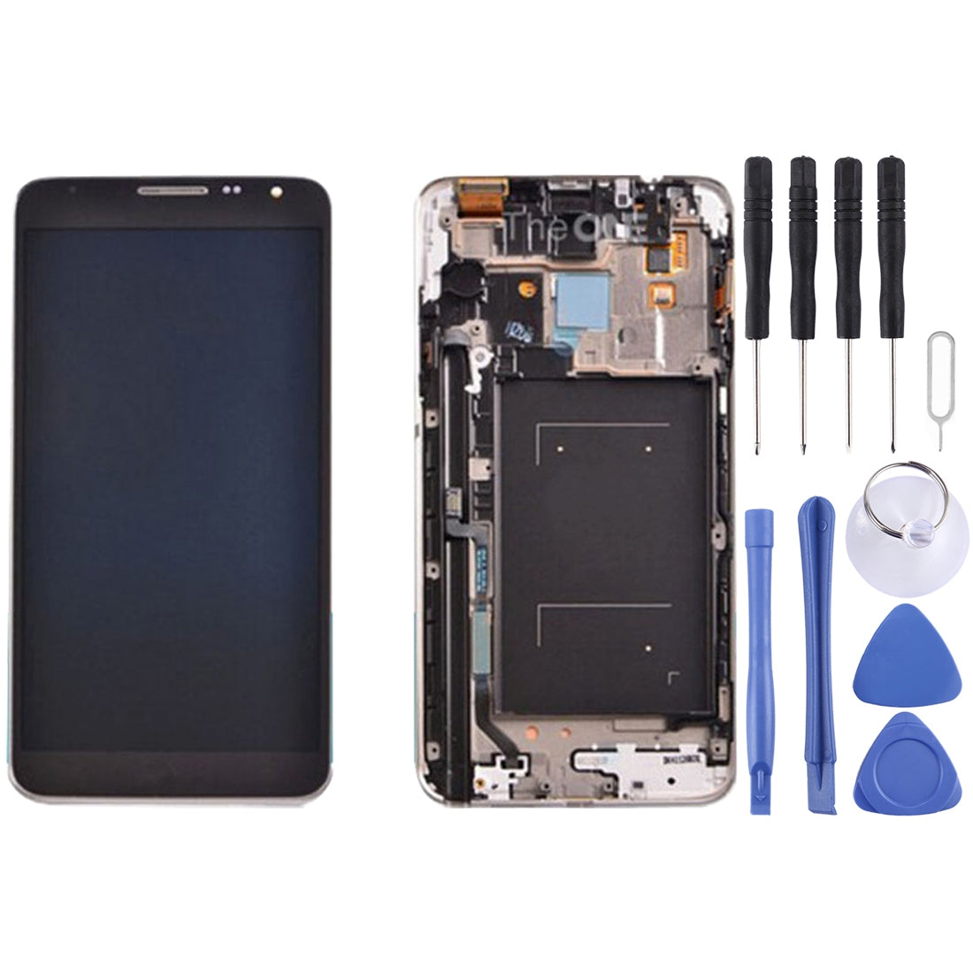 Pantalla Completa LCD + Tactil + Marco Samsung Galaxy Note 3 Neo N7505 Negro