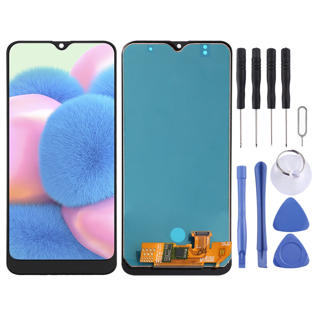 Ecran LCD + Vitre Tactile Samsung Galaxy A30S Noir