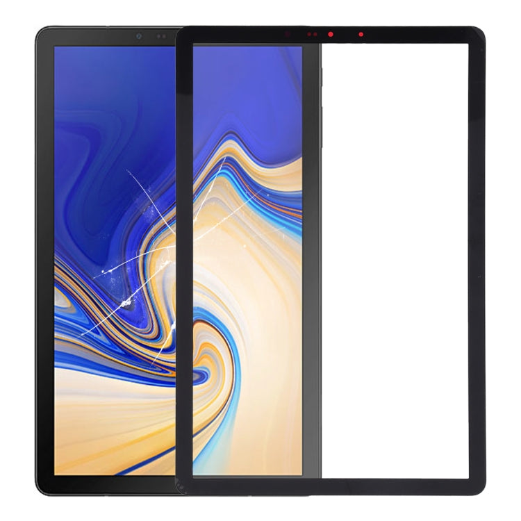 Outer Screen Glass for Samsung Galaxy Tab S4 10.5 / SM-T830 / T835 (Black)
