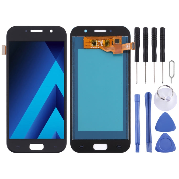 Pantalla LCD y Digitalizador (material TFT) para Samsung Galaxy A5 (2017) A520F A520F / DS A520K A520L A520S (Negro)