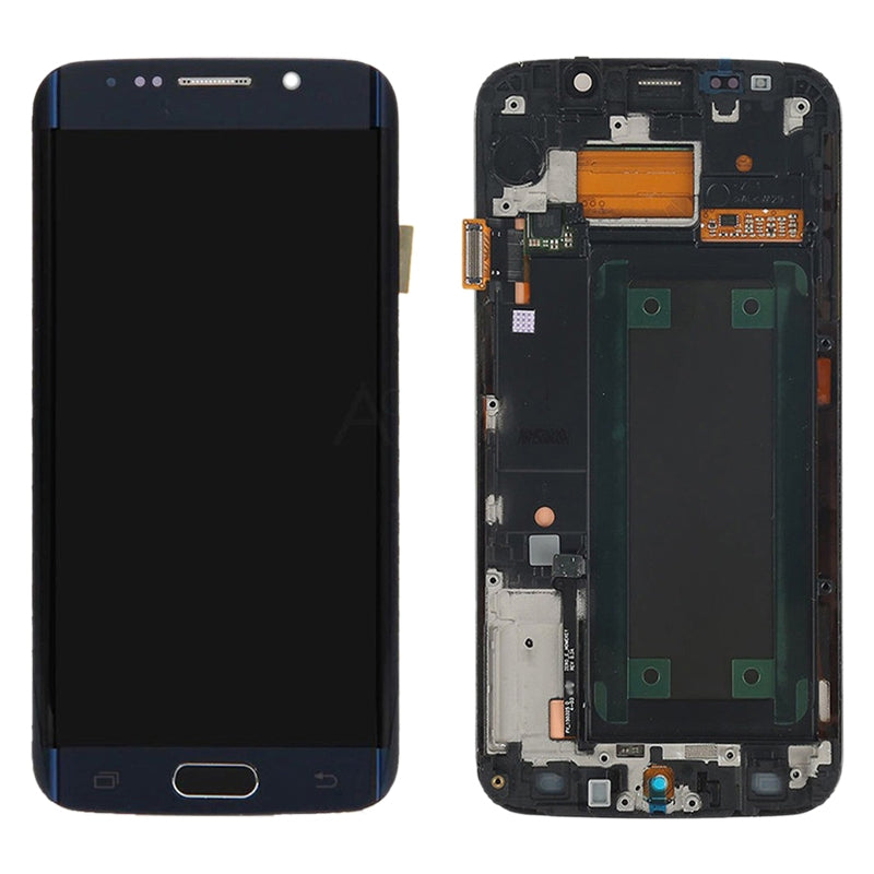 Ecran Complet LCD + Tactile + Châssis Samsung Galaxy S6 Edge G925F Noir