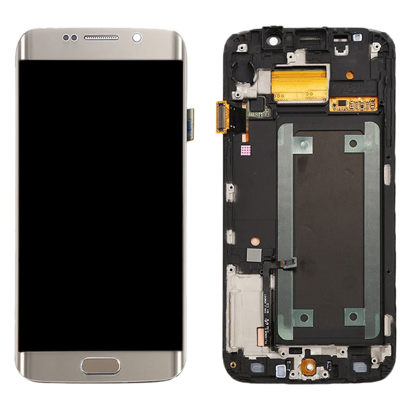 Pantalla Completa LCD + Tactil + Marco Samsung Galaxy S6 Edge G925F Dorado