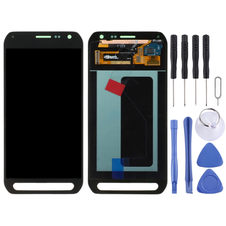 Ecran LCD et Numériseur Tactile pour Samsung Galaxy S6 Active SM-G890 (Gris)