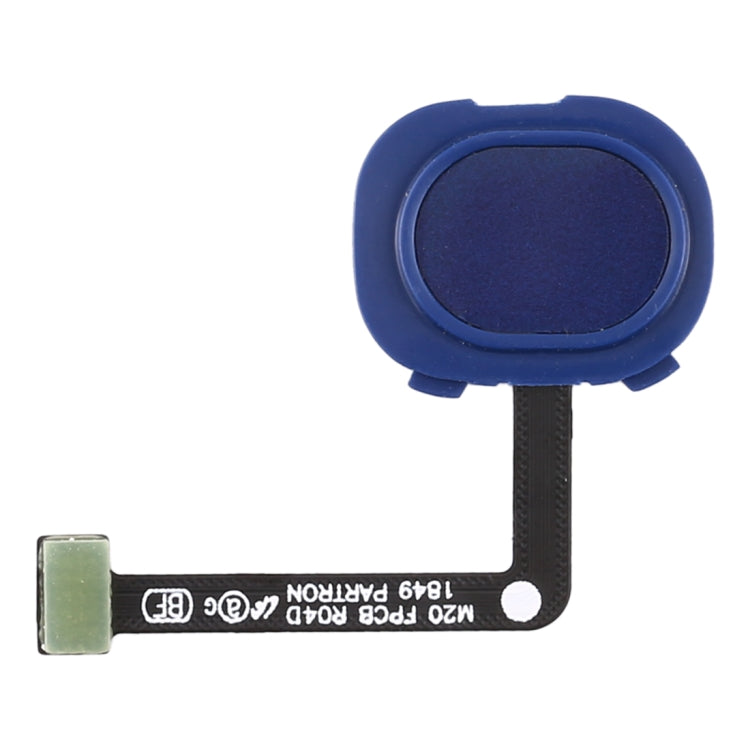 Câble flexible du capteur d'empreintes digitales pour Samsung Galaxy M20 (Bleu)