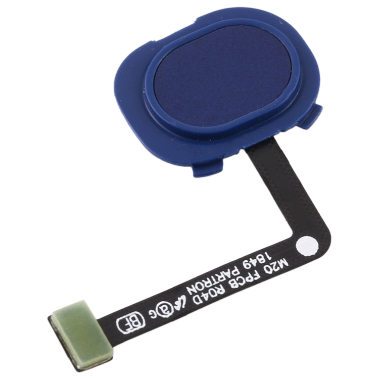 Fingerprint Sensor Flex Cable for Samsung Galaxy M20 (Blue)