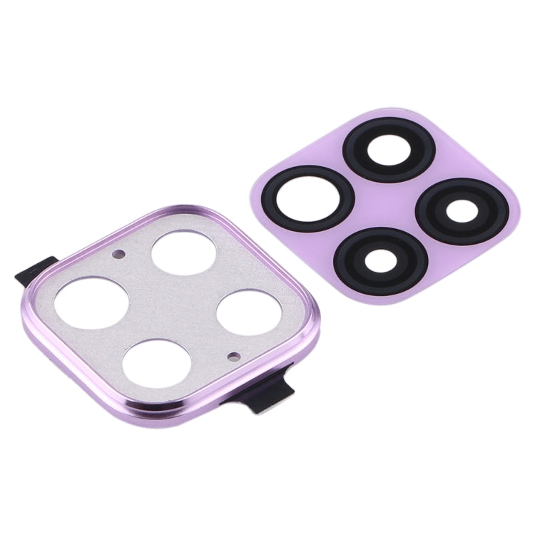 Cubierta de Lente de Cámara de 10 PCS Para Huawei Nova 6 SE (Morado)