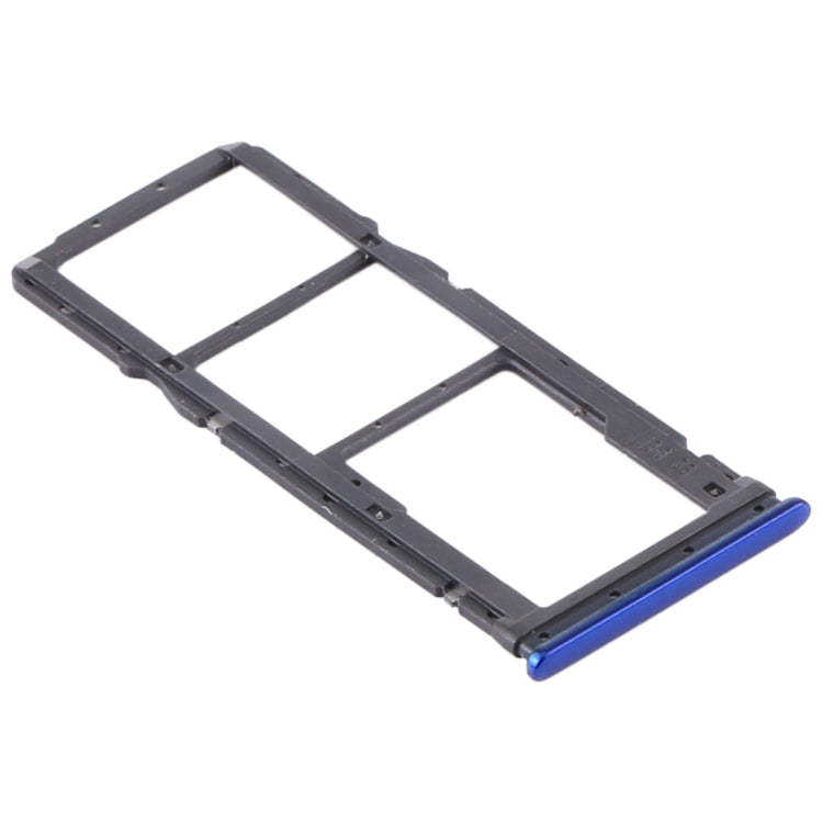 SIM Card Tray + SIM Card Tray + Micro SD Card Tray for Xiaomi Redmi Note 8T / Redmi Note 8 (Blue)