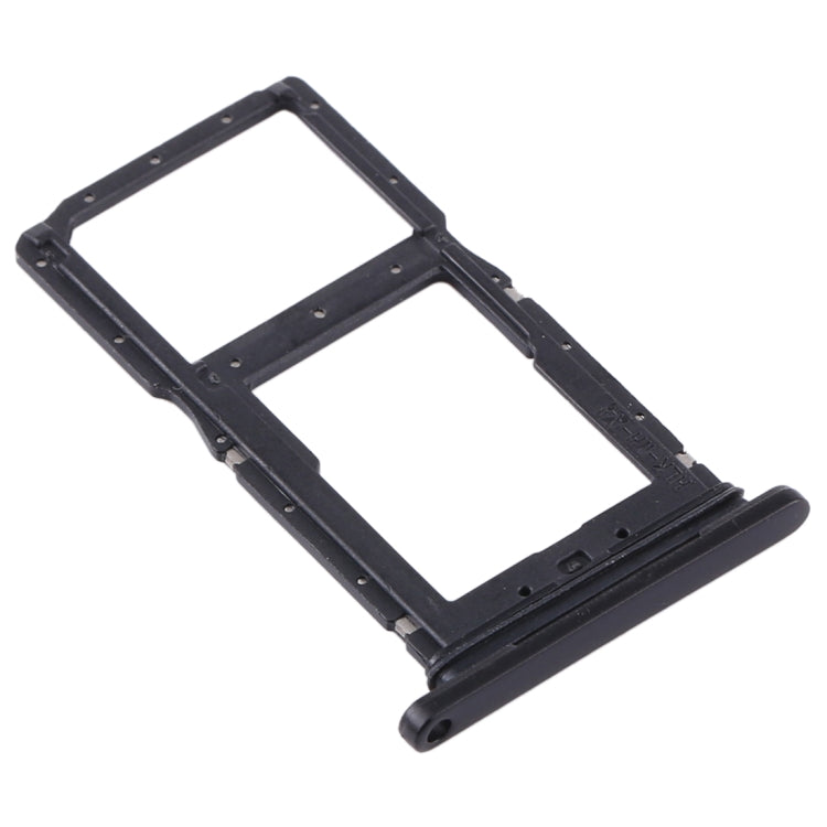 SIM Card Tray + SIM Card Tray / Micro SD Card Tray for Huawei Y9S (Black)