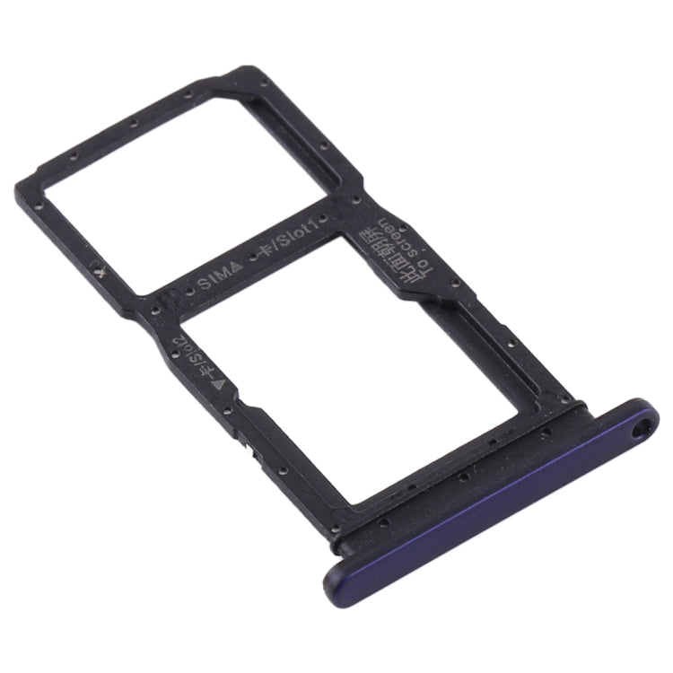 SIM Card Tray + SIM Card Tray / Micro SD Card Tray for Huawei Y9S (Purple)