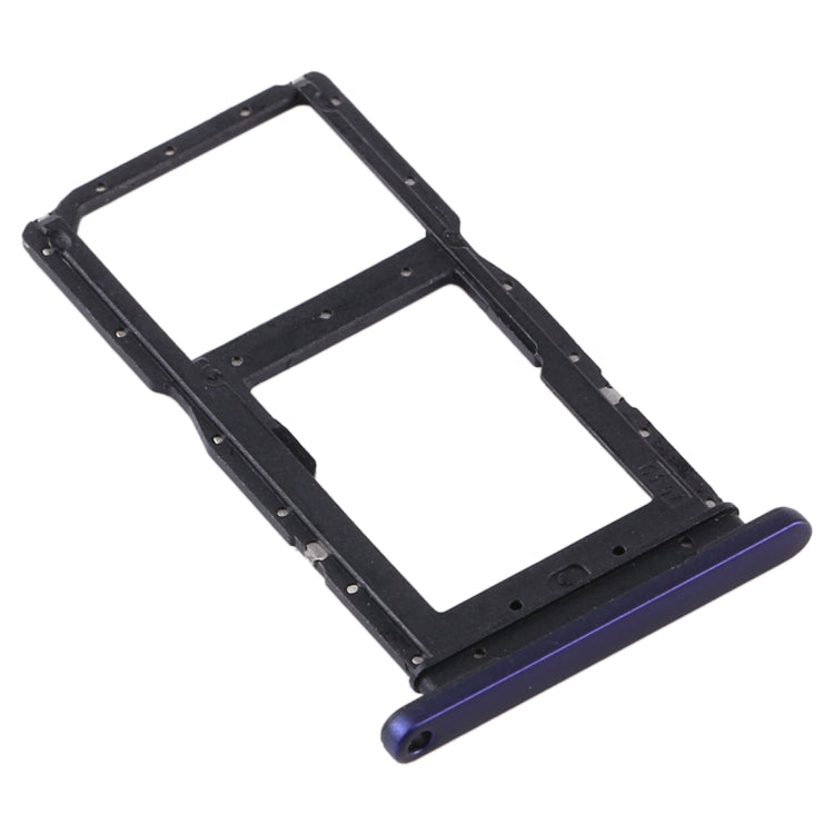 SIM Card Tray + SIM Card Tray / Micro SD Card Tray for Huawei Y9S (Purple)