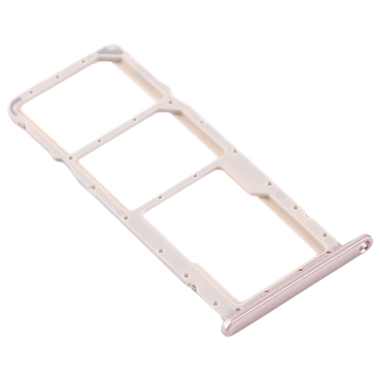 SIM Card Tray + SIM Card Tray + Micro SD Card Tray for Huawei Y6S (2019) (Gold)