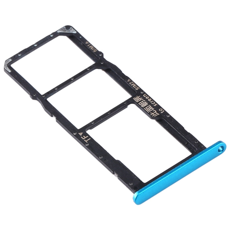 Bandeja Tarjeta SIM + Bandeja Tarjeta SIM + Bandeja Tarjeta Micro SD Para Huawei Y6S (2020) (Azul)