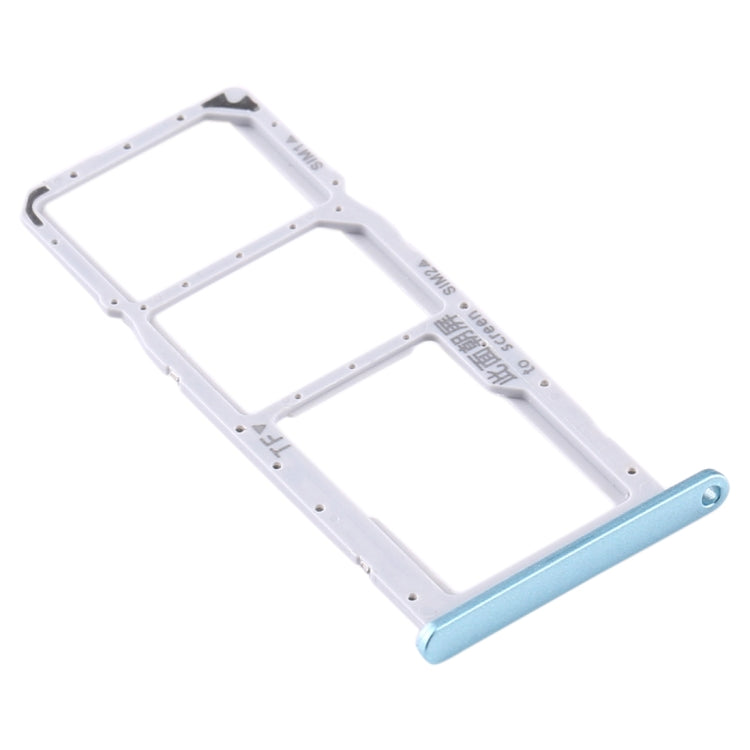 SIM Card Tray + SIM Card Tray + Micro SD Card Tray for Huawei Y6S (2020) (Light Blue)