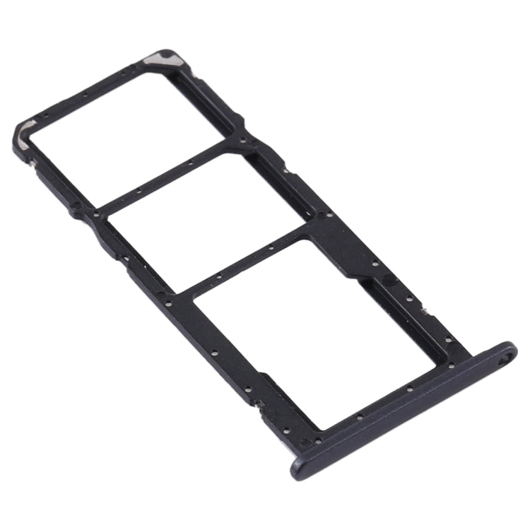 SIM Card Tray + SIM Card Tray + Micro SD Card Tray for Huawei Y6 Pro (2019) (Black)