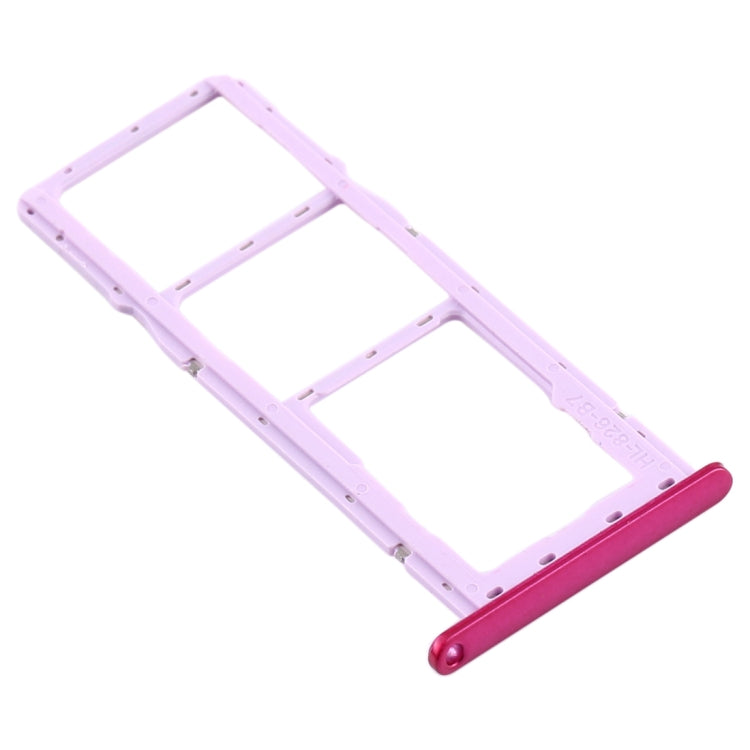 SIM Card Tray + SIM Card Tray + Micro SD Card Tray for Huawei Y6 Pro (2019) (Rose Red)