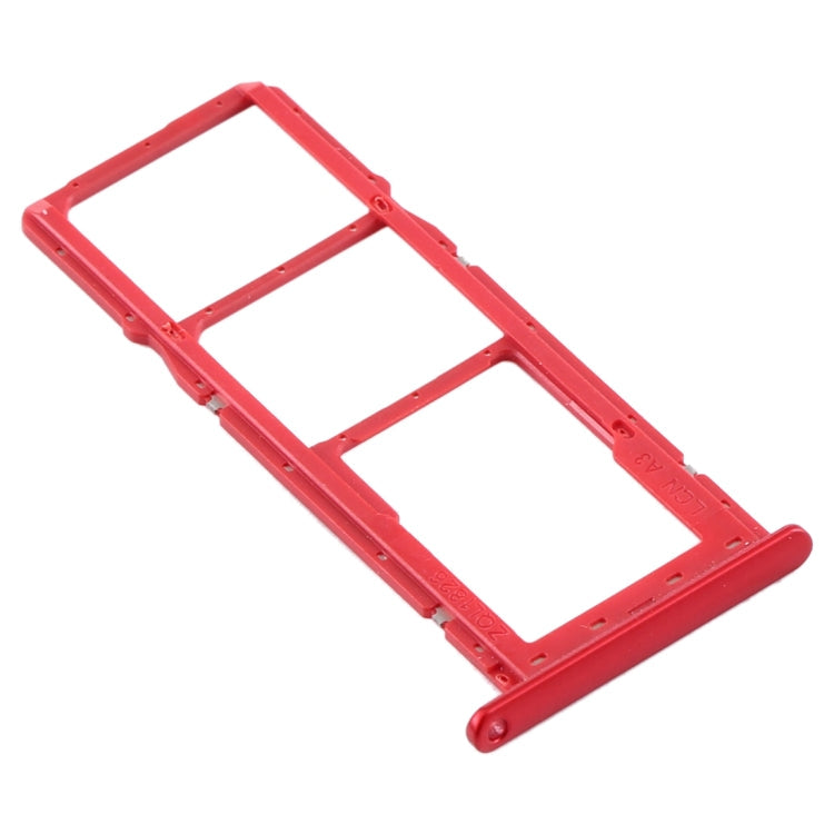 SIM Card Tray + SIM Card Tray + Micro SD Card Tray for Huawei Y6 Pro (2019) (Red)