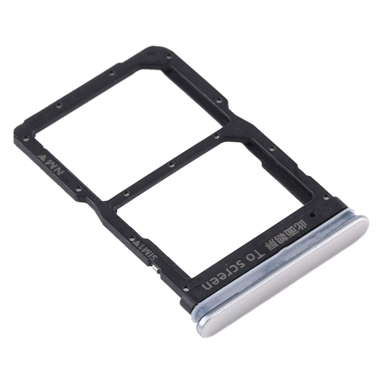 SIM Card Tray + SIM Card Tray for Huawei Honor 30 Youth (Silver)