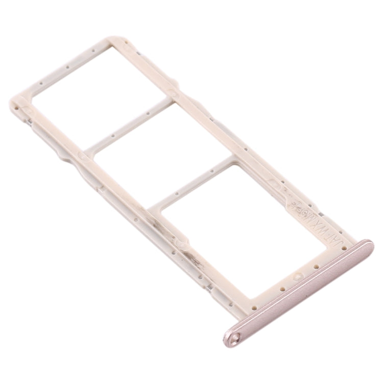 SIM Card Tray + SIM Card Tray + Micro SD Card Tray for Huawei Y6 (2019) (Gold)