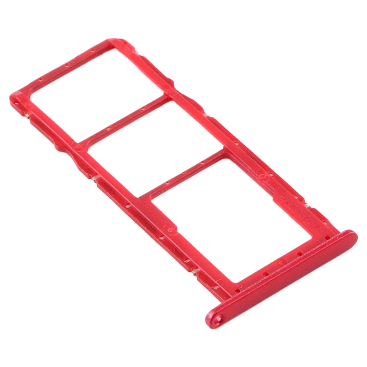 SIM Card Tray + SIM Card Tray + Micro SD Card Tray for Huawei Y6 (2019) (Red)