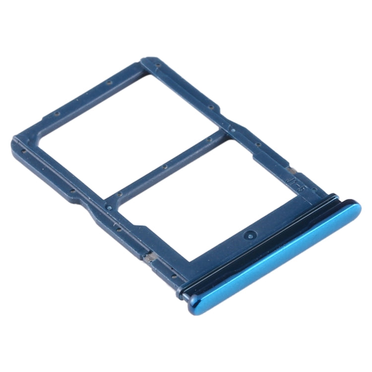 Plateau de carte SIM + plateau de carte NM pour Huawei Y8p (bleu)