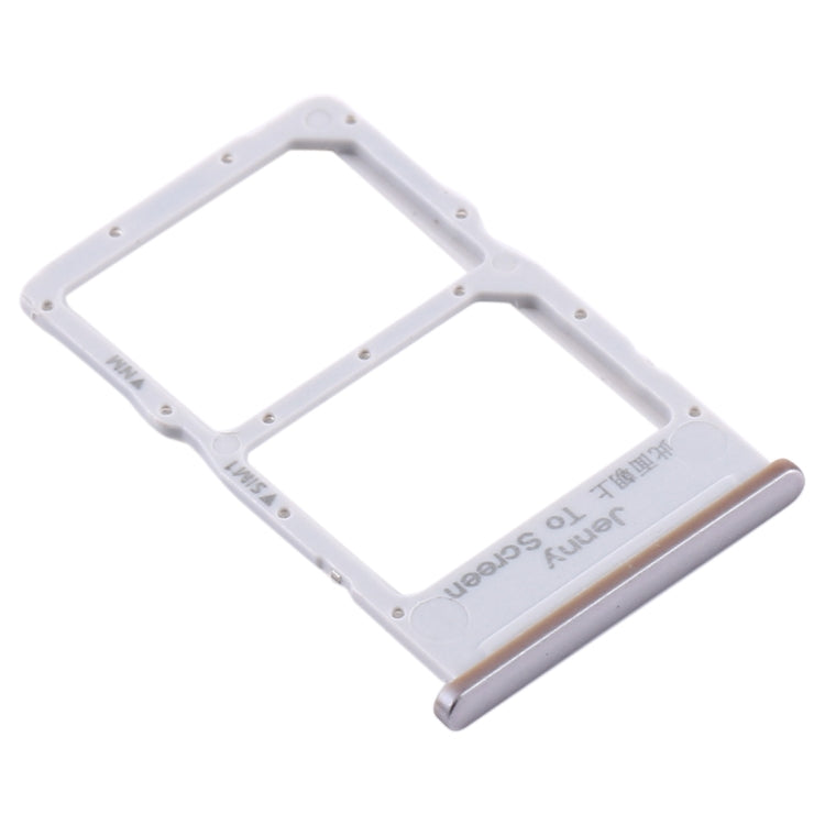 Plateau de carte SIM + plateau de carte NM pour Huawei P40 Lite (Argent)