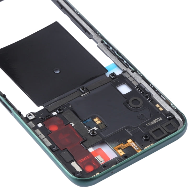 Plaque de cadre intermédiaire pour Oppo Realme X50 5G (Vert)