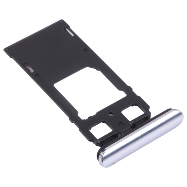 SIM Card + SIM Card / Micro SD Card Tray for Sony Xperia 1 / Xperia XZ4 (Grey)