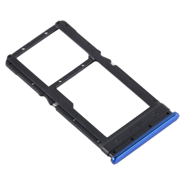 Bandeja de Tarjeta SIM + Bandeja de Tarjeta SIM / Bandeja de Tarjeta Micro SD Para Xiaomi Poco X3 / Poco X3 NFC (Azul)