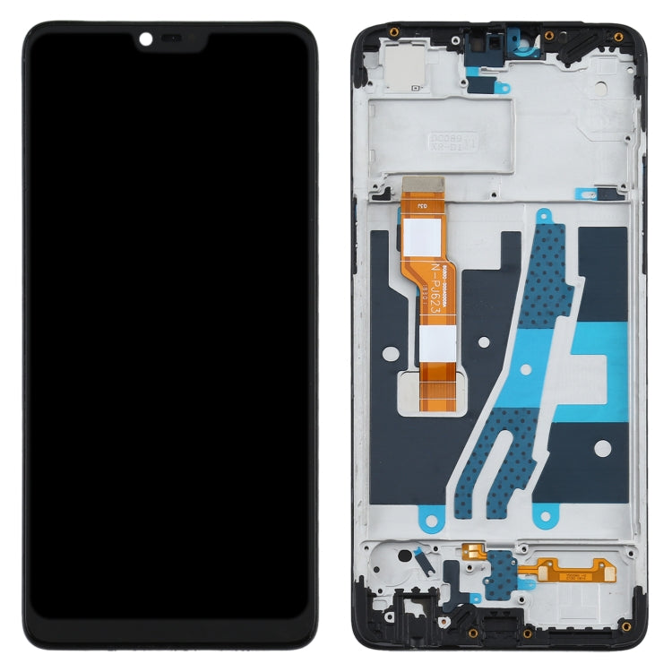Full LCD Screen and Digitizer Assembly with Frame For Oppo A3 / F7 PadM00 CPH1837 PadT00 CPH1819 CPH1821