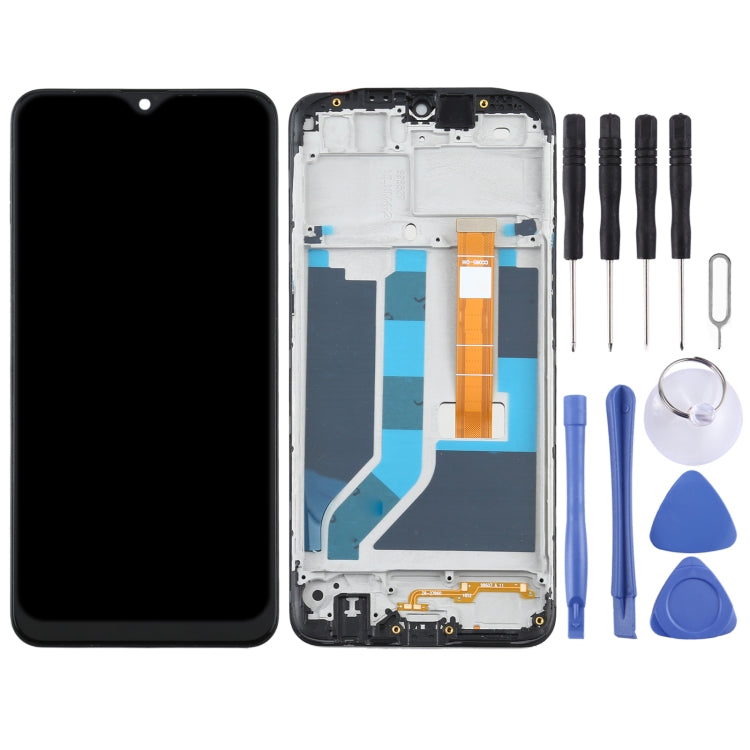 Complete LCD Screen and Digitizer Assembly with Frame For Oppo A5S CPH1909 CPH1920 CPH1912
