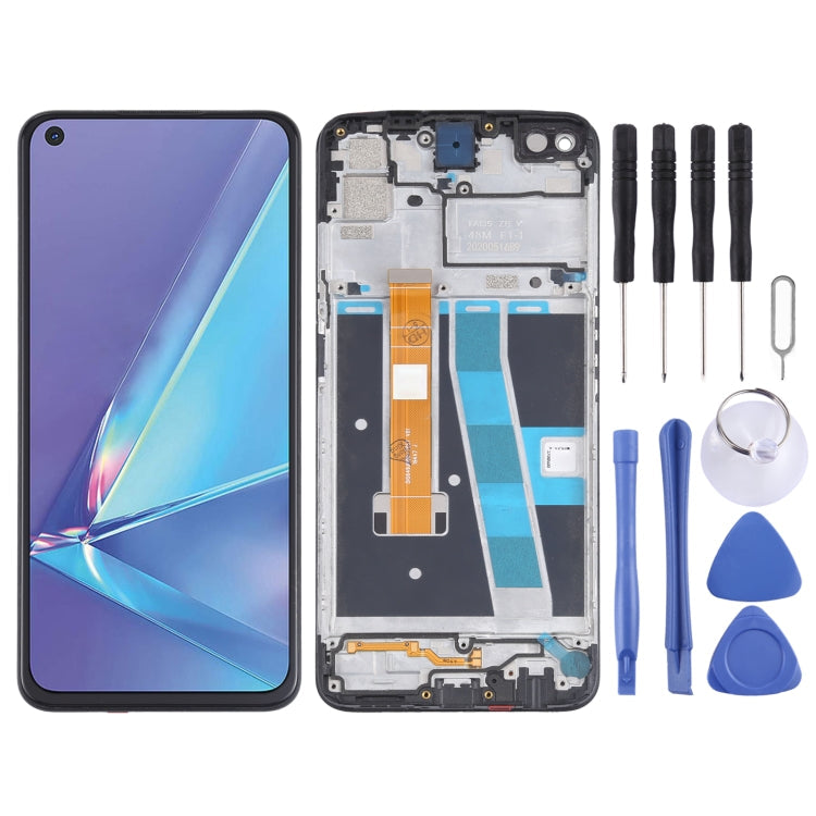 Original LCD Screen and Digitizer Full Assembly with Frame For Oppo A72 (2020) LTE Version CPH2067