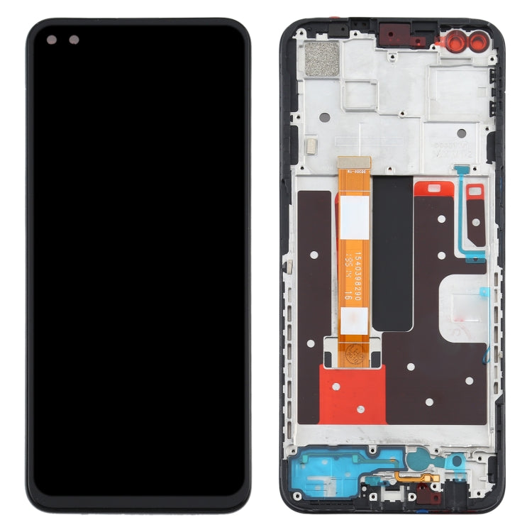 LCD Screen and Digitizer Full Assembly with Frame For Oppo A92S / Reno 4 Z PDKM00