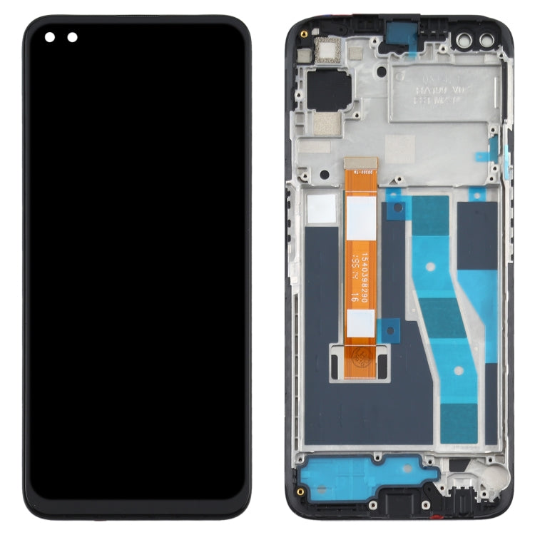 Complete LCD Screen and Digitizer Assembly with Frame For Oppo Realme 6 Pro RMX2061 RMX2063