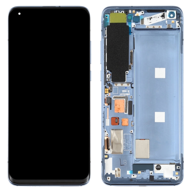 Pantalla LCD y Montaje Completo del Digitalizador con Marco Para Xiaomi MI 10 5G / MI 10 Pro 5GM2001J2G M2001J2I (Versión S) (Gris)