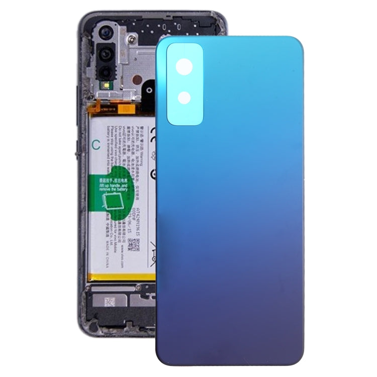 Cache Batterie Arrière Pour Vivo Y30 / V2034A (Bleu)