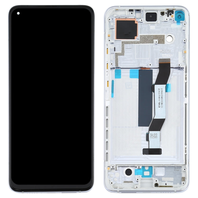 Pantalla LCD y Ensamblaje Completo del Digitalizador con Marco Para Xiaomi MI 10T Pro 5G / MI 10T 5G / Redmi K30S M2007J3SC M2007J3SY (Plata)