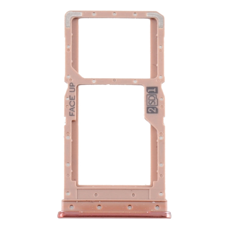 SIM Card Tray + SIM Card Tray / Micro SD Card Tray for Motorola Moto G9 Plus XT2087-1 (Gold)