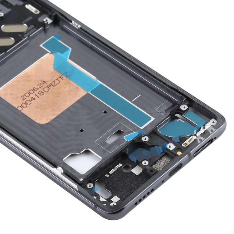 Placa de Bisel de Marco LCD de Carcasa Frontal Original Para Xiaomi Redmi K30 Ultra M2006J10C (Negro)