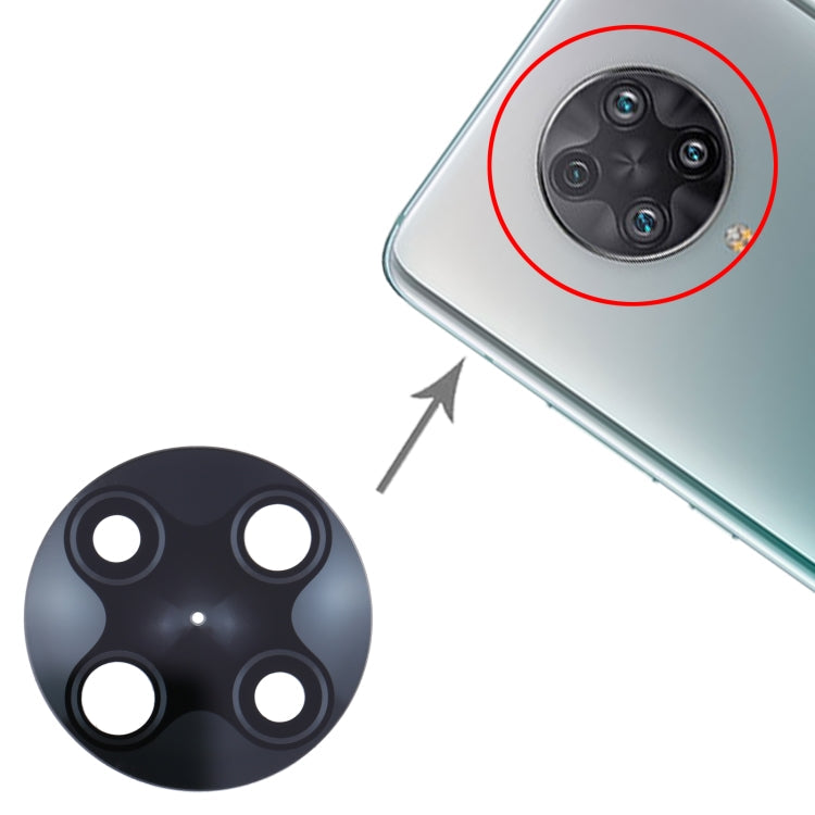 Lentille de caméra arrière 10 pièces pour Xiaomi Redmi K30 Ultra / M2006J10C