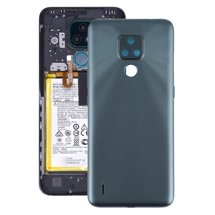 Tapa Trasera de Batería Original Para Motorola Moto E7 (Gris)