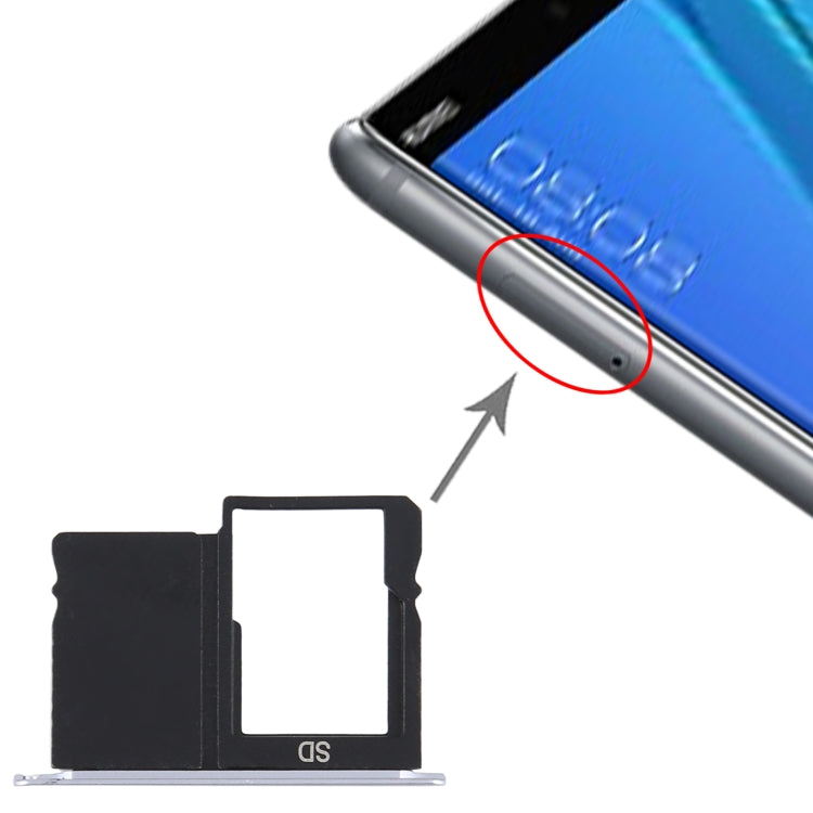 Plateau de carte Micro SD pour Huawei MediaPad M5 Lite 10.1 (Argent)