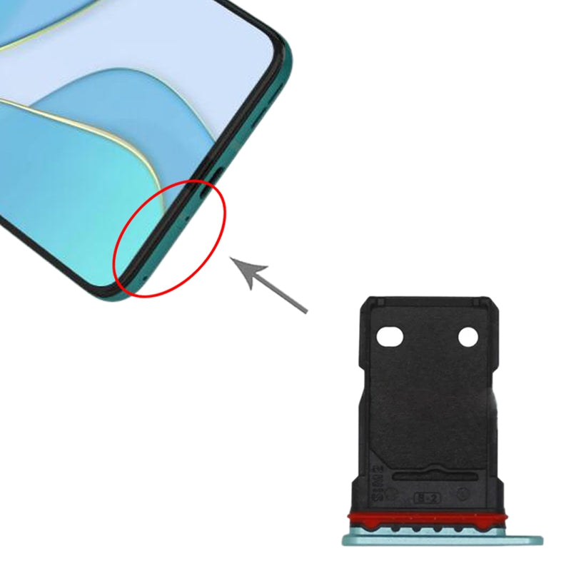 Dual SIM SIM Holder Tray OnePlus 8T Green