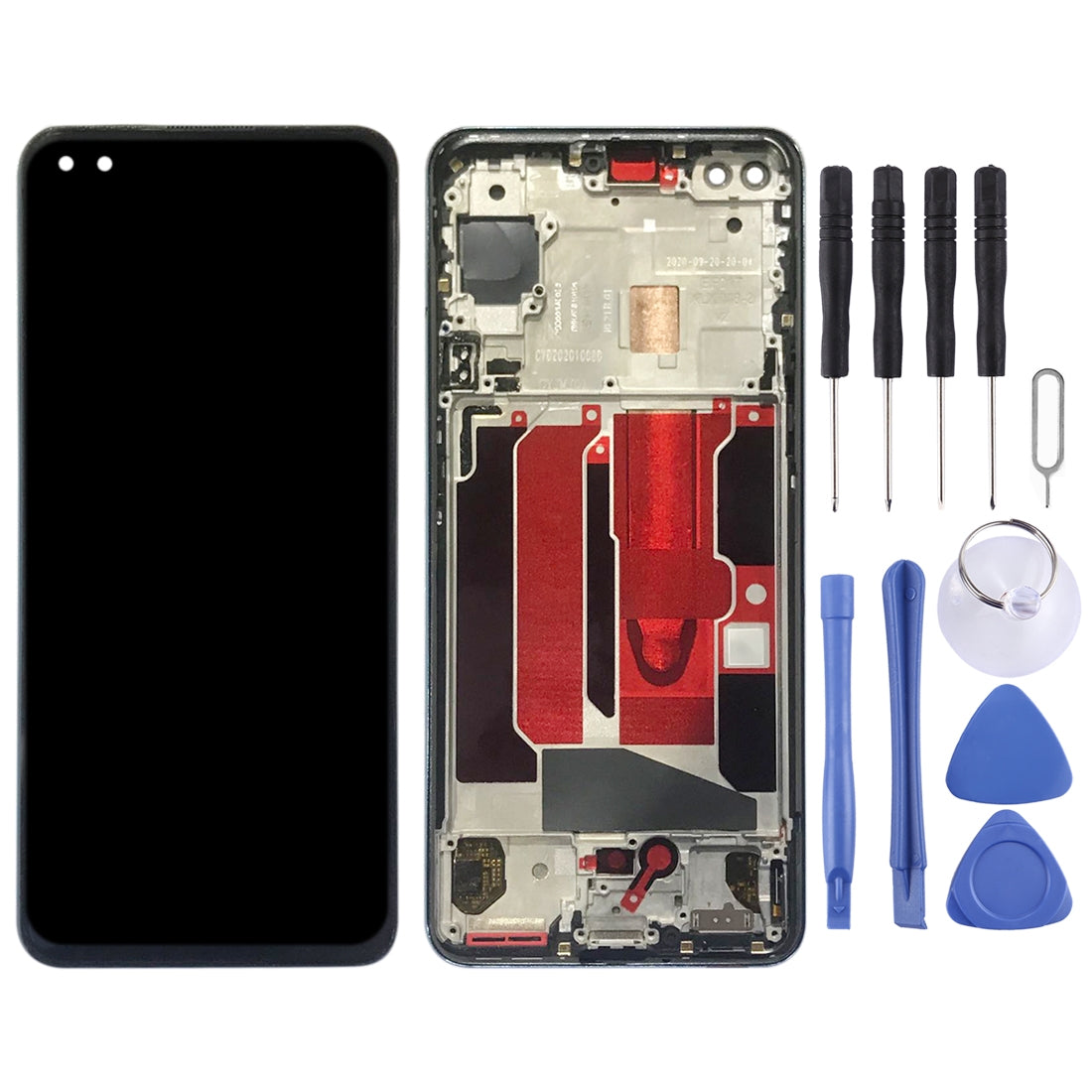 Pantalla Completa LCD + Tactil + Marco OnePlus Nord Negro