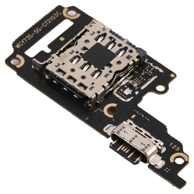 Charging Port Board with SIM Card Socket For Vivo Y73S / S7E V2031A