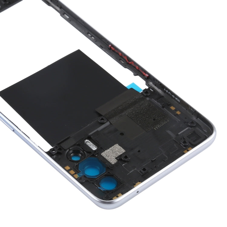 Placa de Bisel del Marco Medio Para Oppo Realme V15 (Plata)