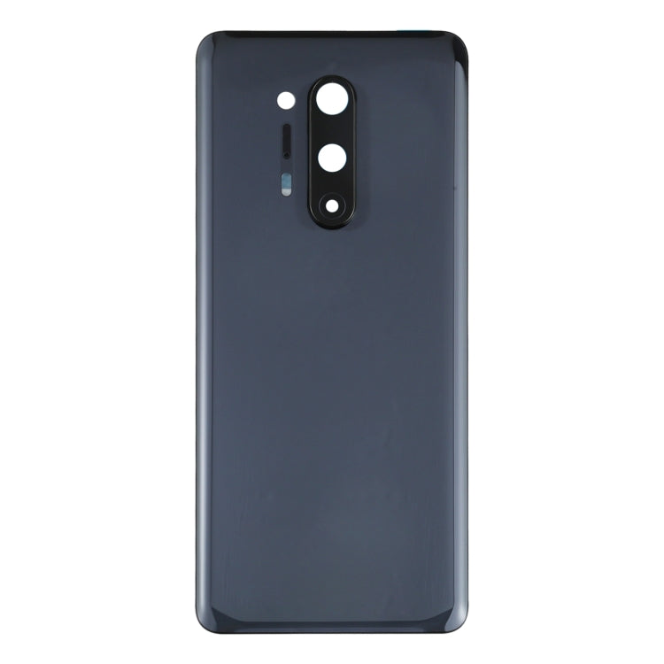 Tapa Trasera de la Batería con la Cubierta de la Lente de la Cámara Para OnePlus 8 Pro (Negro)